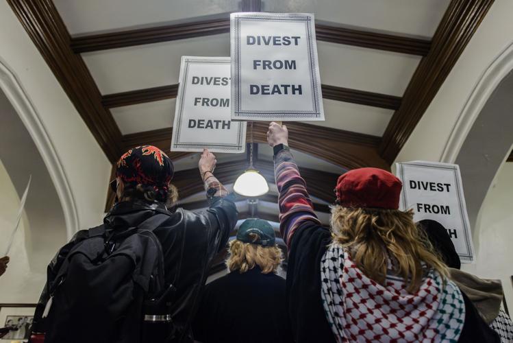 Students for Justice in Palestine protest