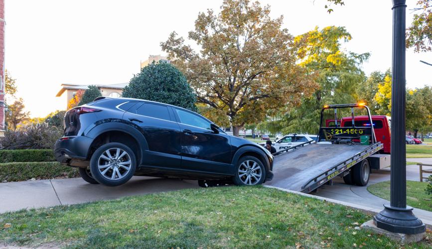 Hanging Mazda SUV