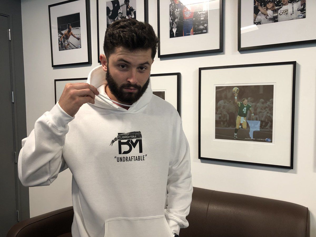 baker mayfield hoodie