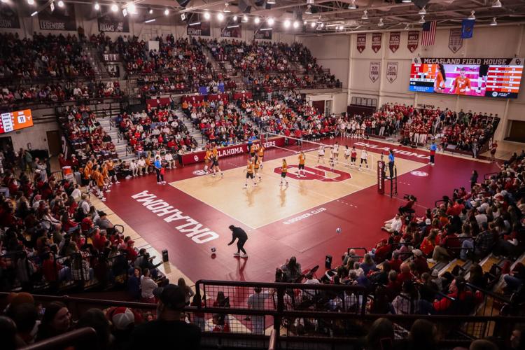 Oklahoma Sooners-Texas Longhorns volleyball