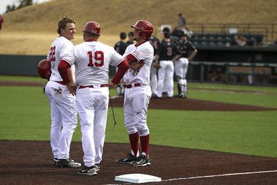Pete Hughes, Sheldon Neuse and Jack Flansburg