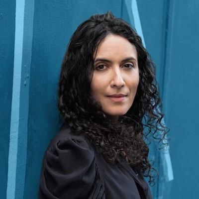 Poet and performance artist Haleh Liza Gafori