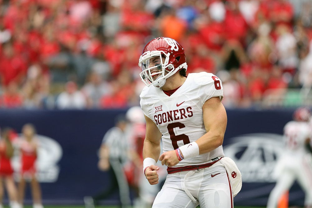 Sports Illustrated on X: Oklahoma's statue of Baker Mayfield is