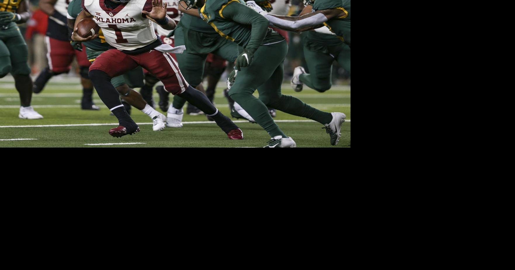 OU football Jalen Hurts third quarterback with 3,000 pass