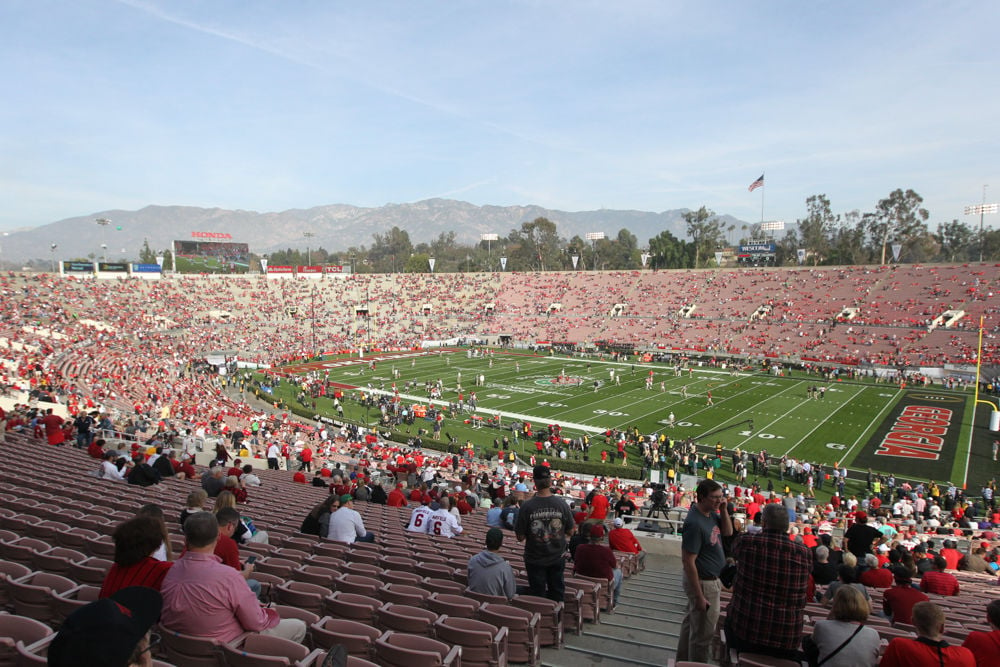 Oklahoma football: View the Rose Bowl stadium before the College ...