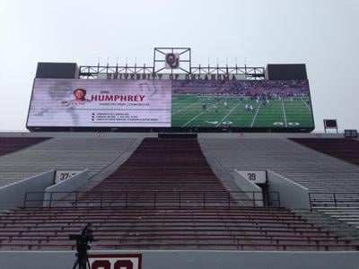 Collegiate Football Stadium Scoreboards - 26' Wide Football Video