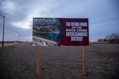 Sign for Rock Creek Entertainment District