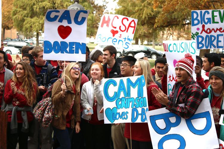 Students rally