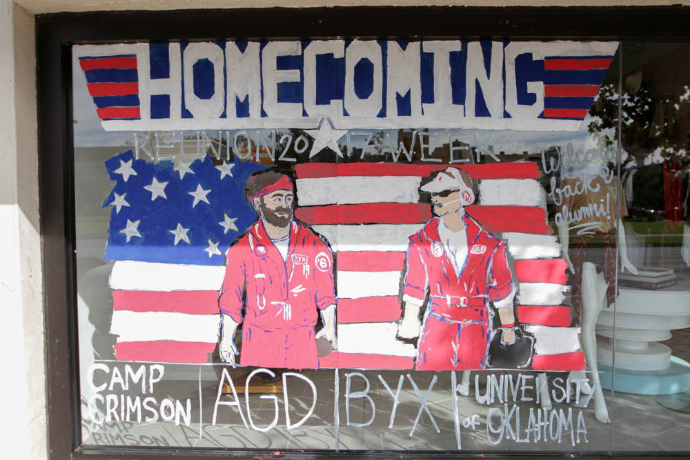 window paintings on Campus Corner (photos) Gallery