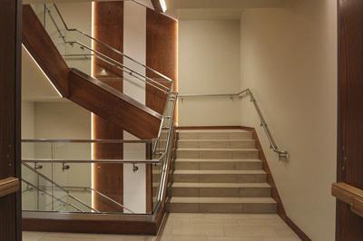 Library stairs
