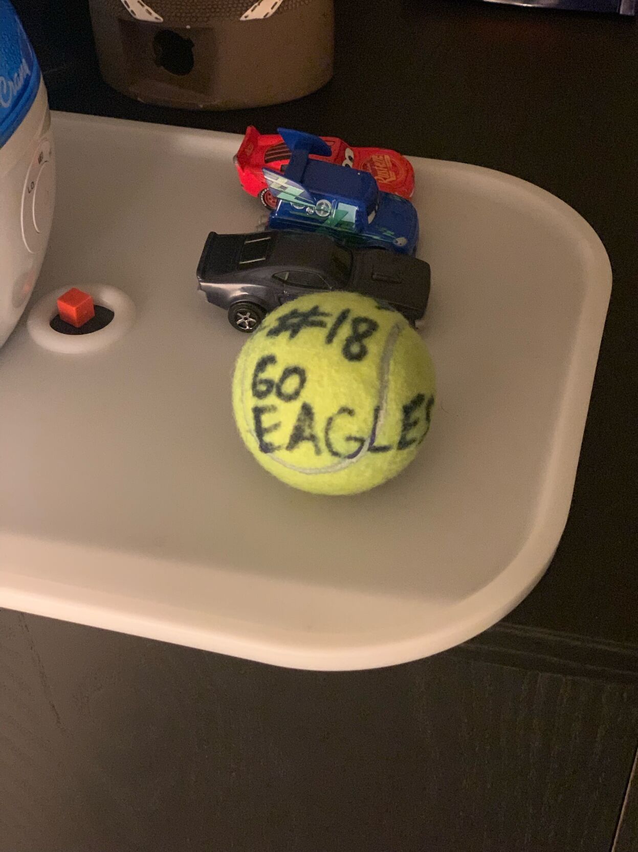 Zayde Schaechter's tennis ball