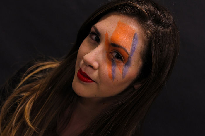 David Bowie makeup