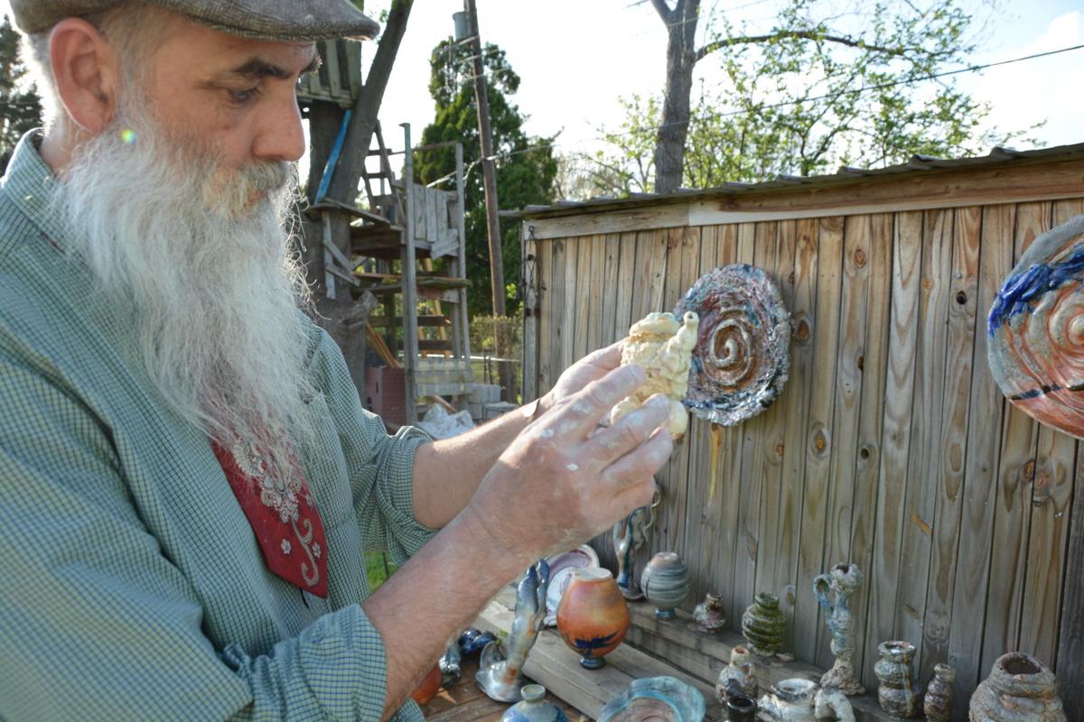 Norman Potter Finds Place In Local Exhibits Community S Heart