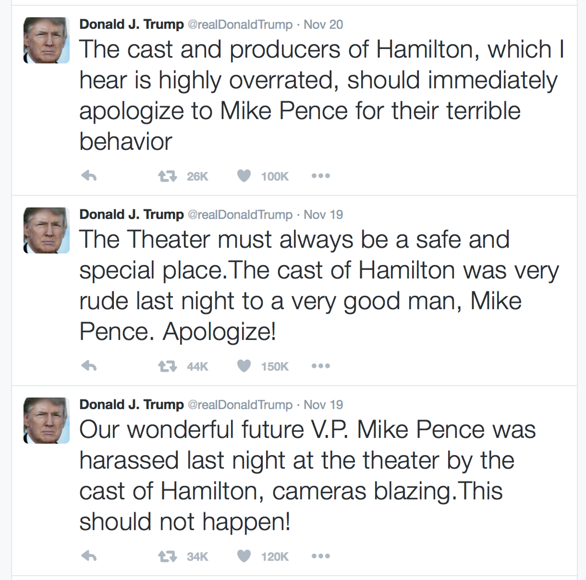 Hamilton pence deals statement