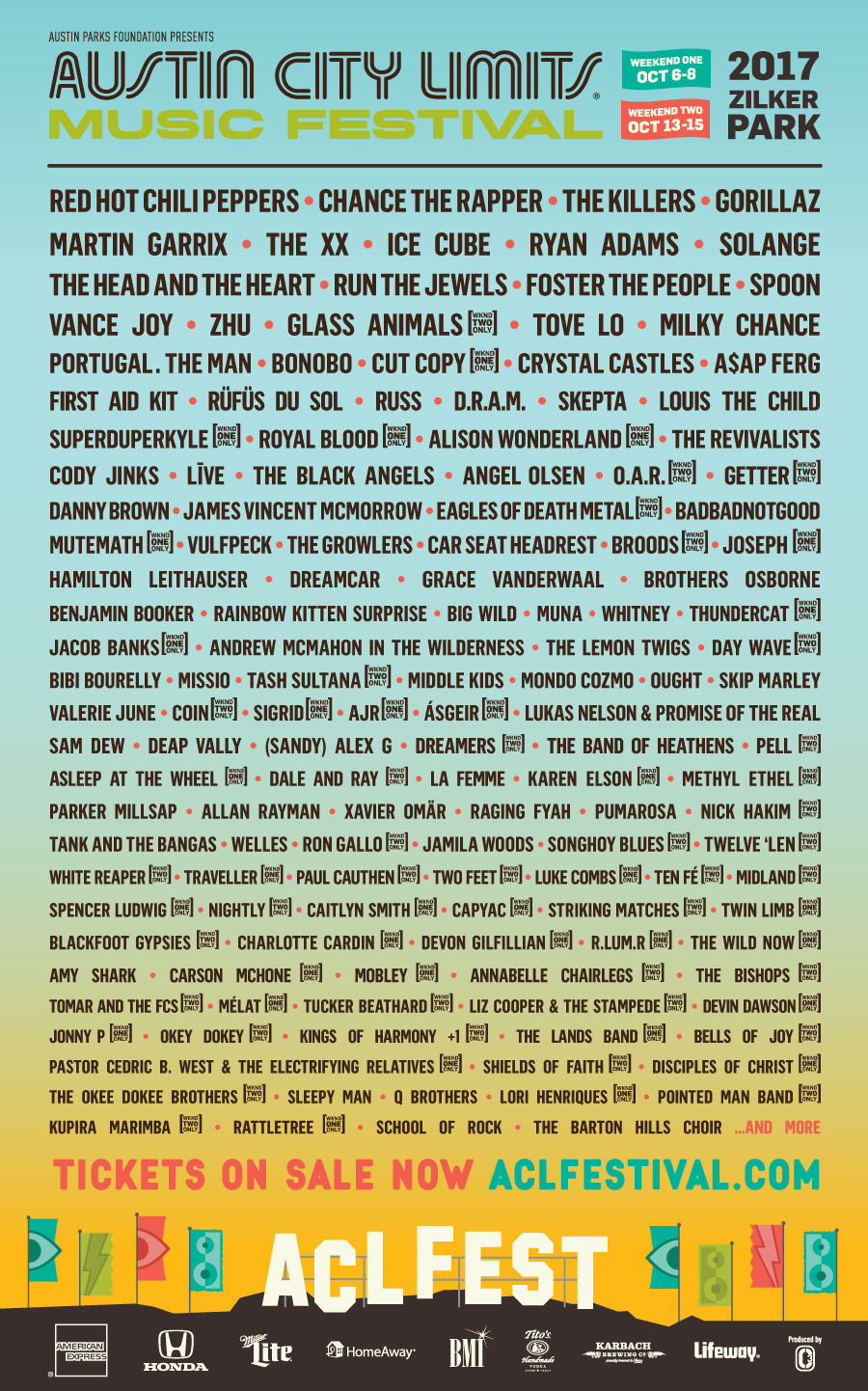 acl lineup