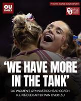 OU women's gymnastics head coach K.J. Kindler on the performance during win over LSU