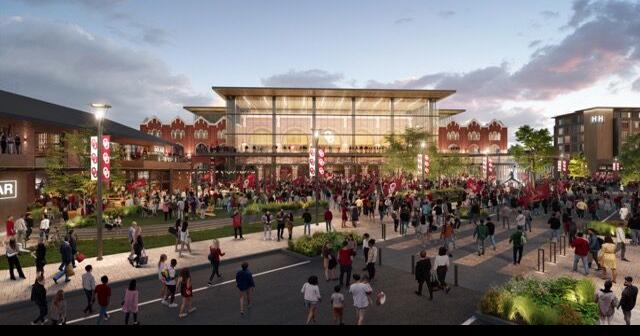 Norman, OU, Cleveland County leaders reveal University North Park entertainment district rendering