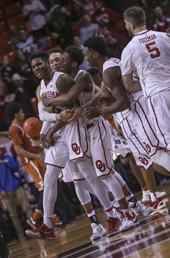 Oklahoma Men's Basketball The Sooners win over the Longhorns 7066