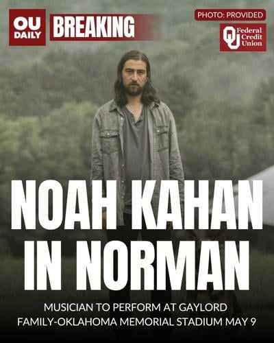 Noah Kahan to perform at Gaylord Family-Oklahoma Memorial Stadium in May