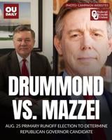 Oklahoma runoff election: Gentner Drummond, Mike Mazzei