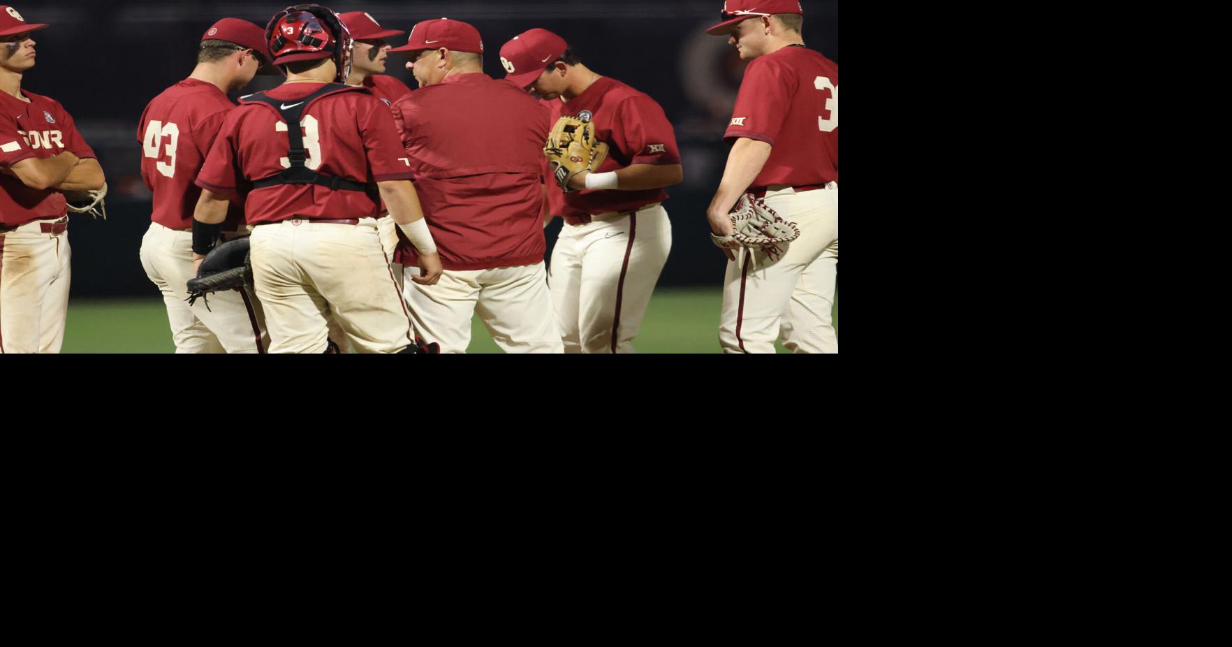 OU baseball Sooners Christian Ruebeck, Aaron Brooks, Justin Mitchell
