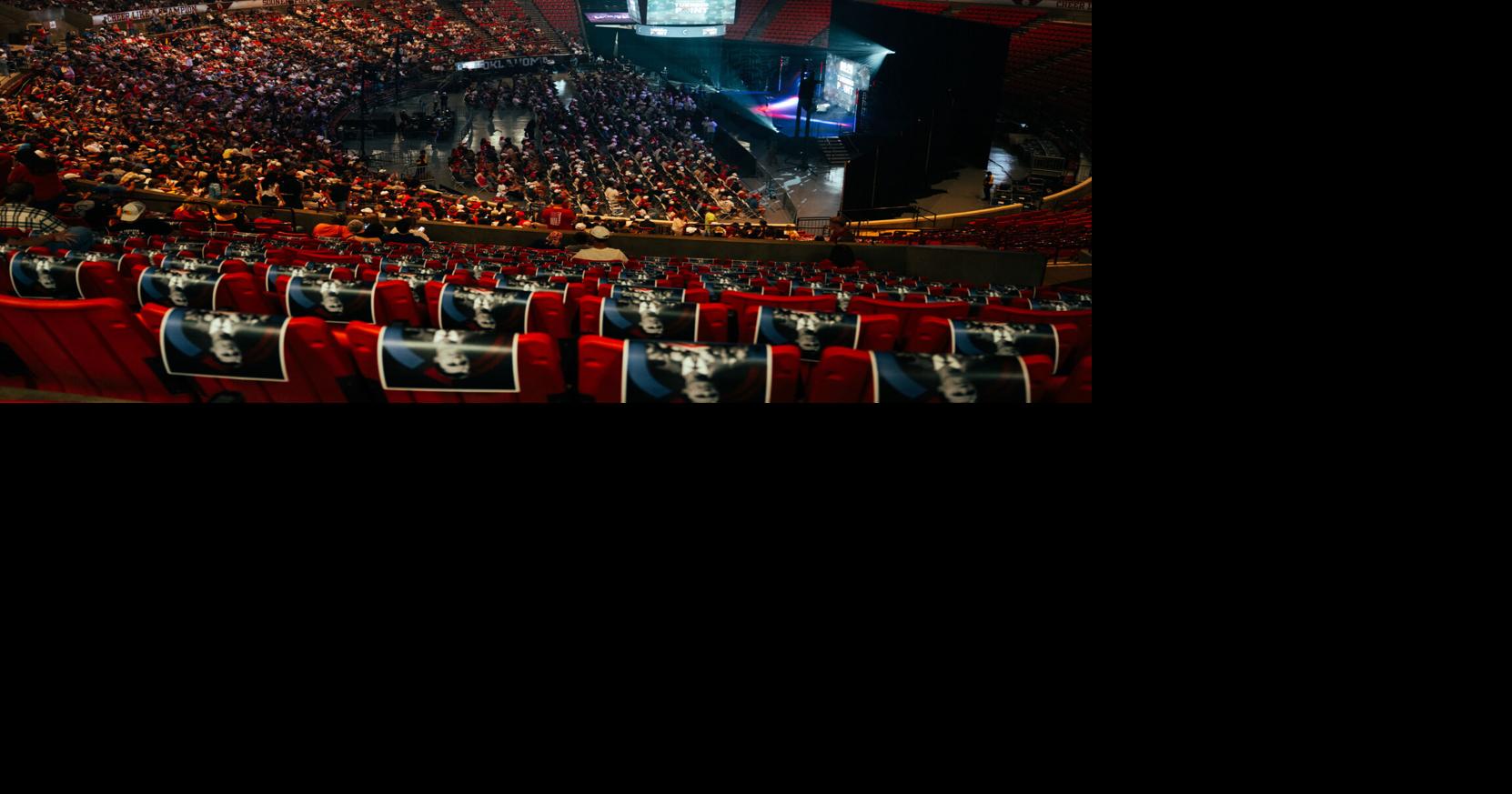Oklahoma politicians, OU athletes, students attend ‘The Turning Point Tour’ at Lloyd Noble Center