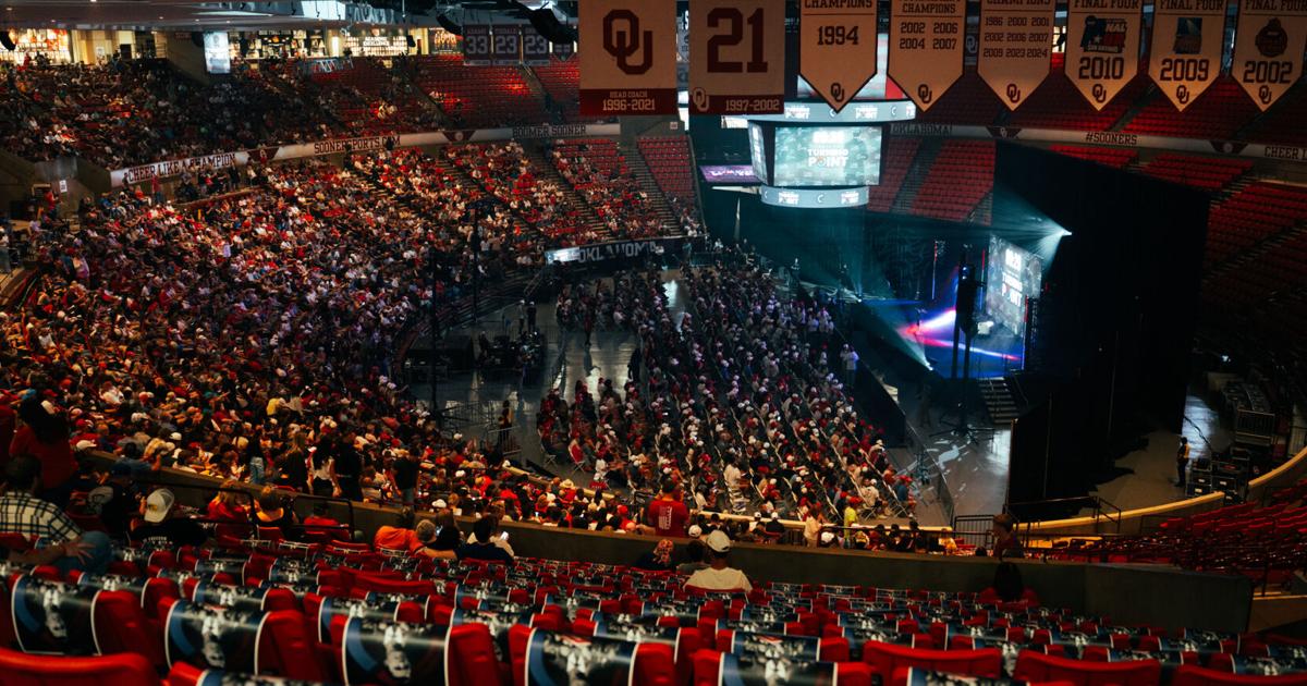 Oklahoma politicians, OU athletes, students attend ‘The Turning Point Tour’ at Lloyd Noble Center