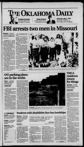 May 3, 1995, edition of the Oklahoma Daily