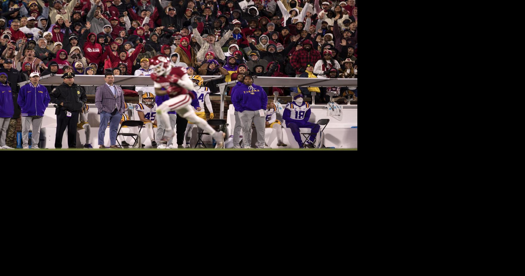 Oklahoma-LSU football photo essay