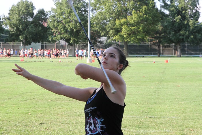 OU baton twirler talks experiences with Pride of Oklahoma, world ...