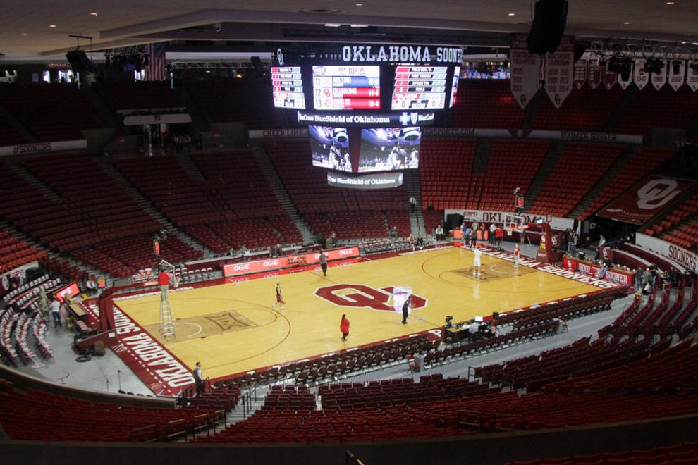 Oklahoma basketball Lloyd Noble Center court gets new look, updated