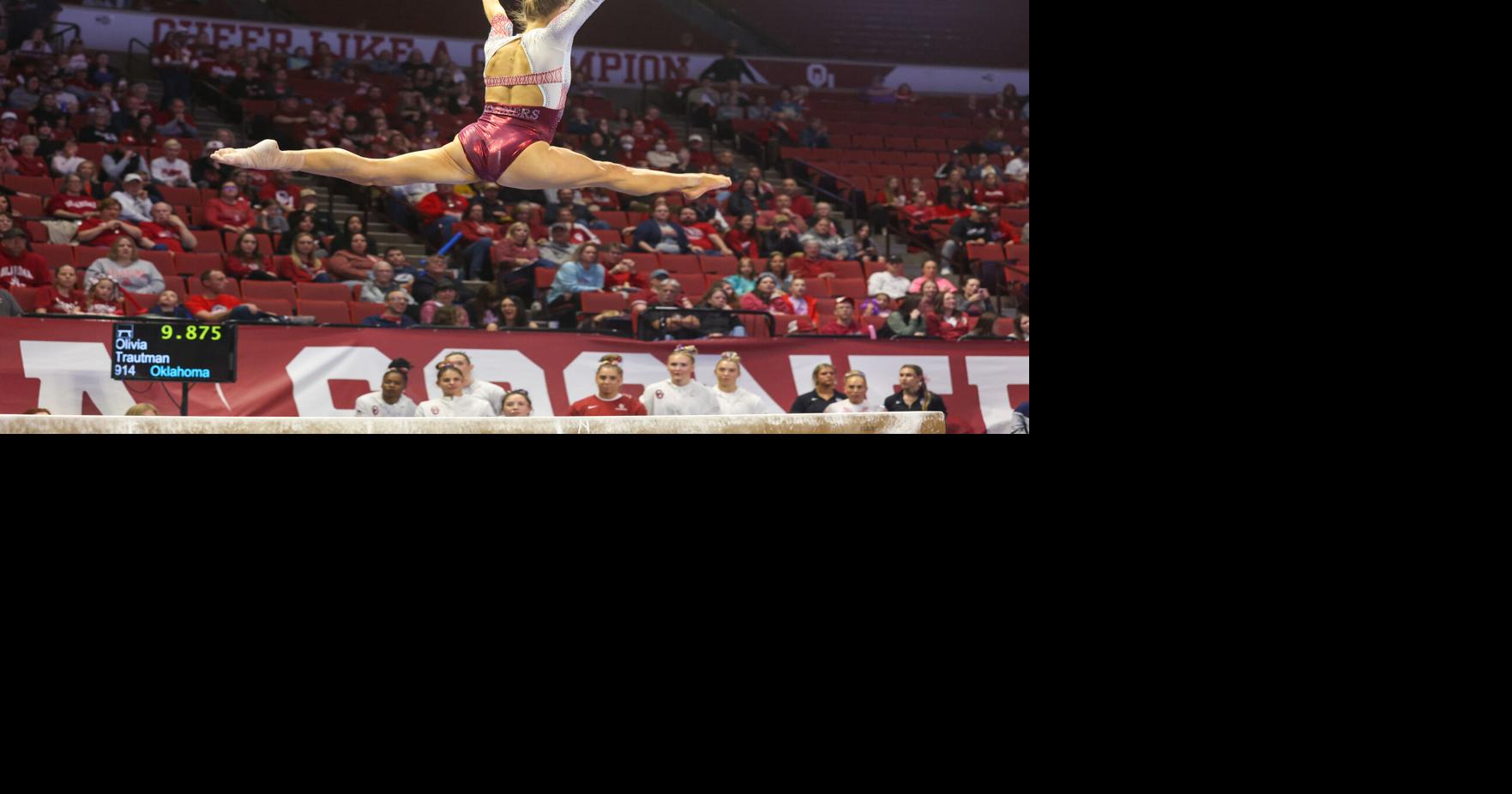 PHOTOS: No. 1 OU women's gymnastics moves on to NCAA Regional Final with a score of 197.925