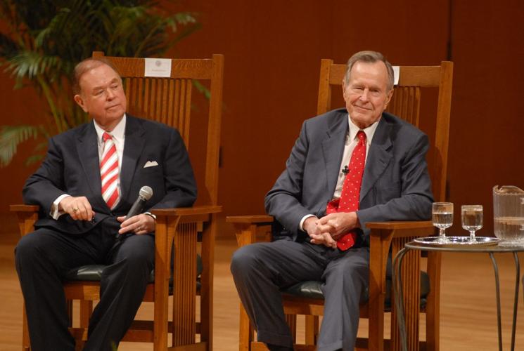 David Boren, former President George H.W. Bush