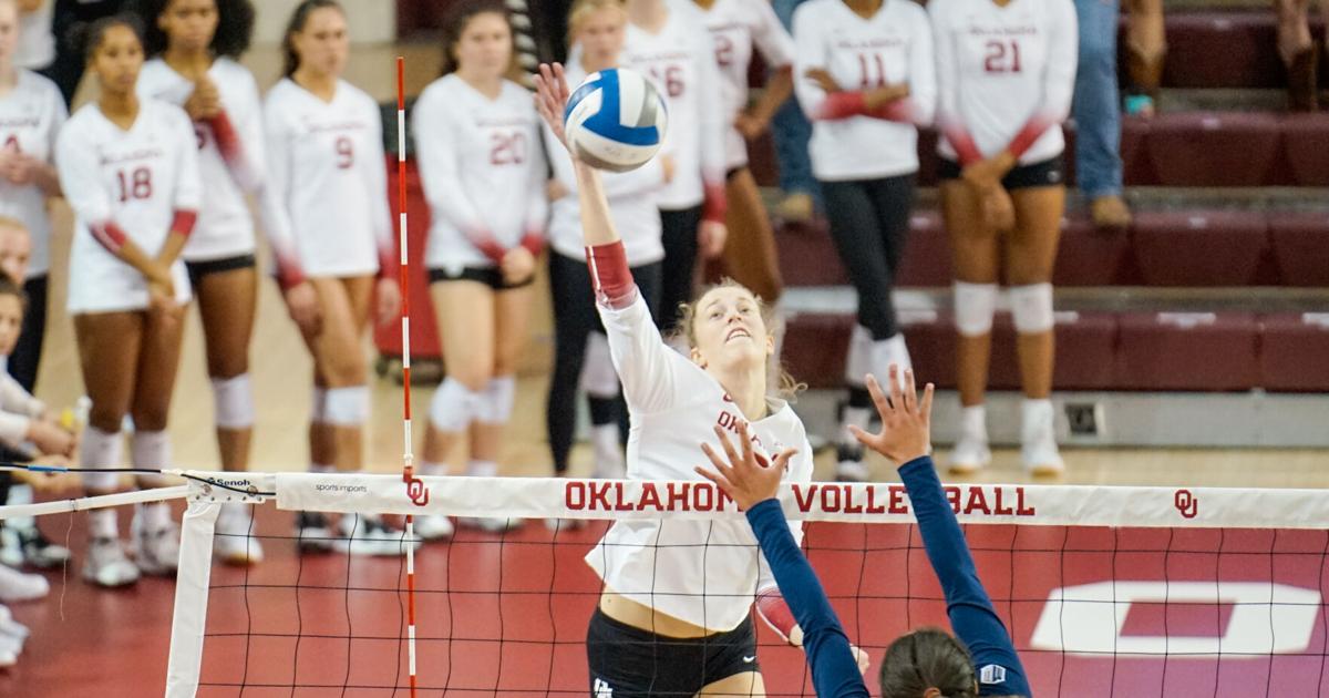 OU volleyball Sooners sweep Nevada 30, running win streak to 7 as Big OU volleyball Sooners sweep Nevada 30, running win streak to 7 as Big