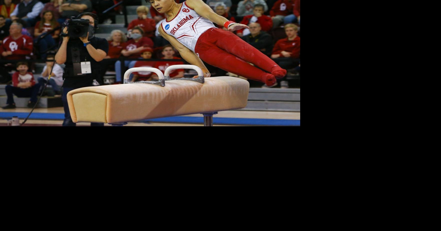 OU men's gymnastics No. 2 Sooners No. 3 Nebraska to Norman for