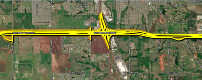 East-West connector map
