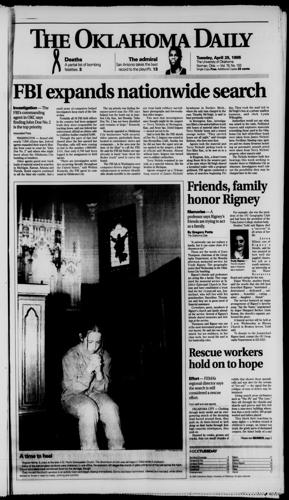 April 25, 1995, edition of the Oklahoma Daily