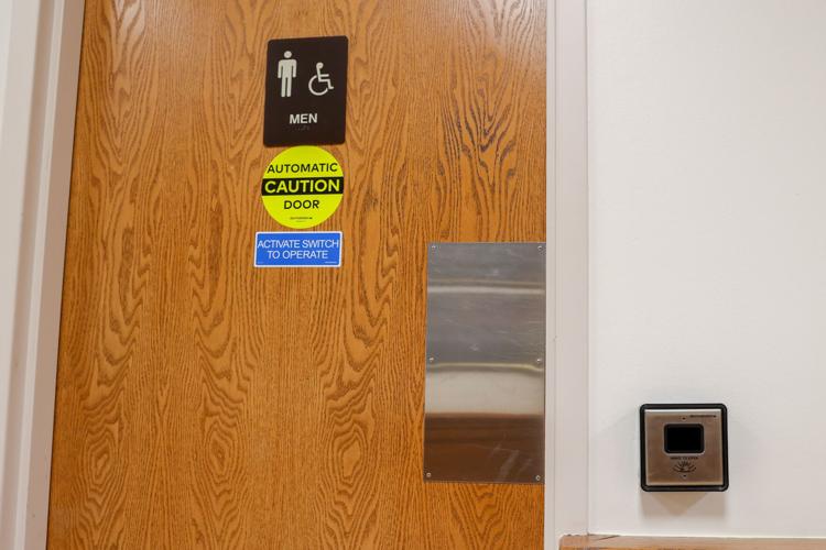 First Floor Bathroom of the OU Law School