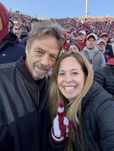OU football fans during Louisiana State University matchup