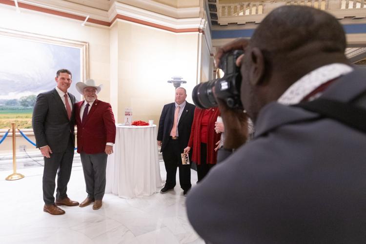 Brent Venables and Blake Stephens