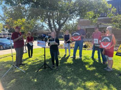 anti-turnpike press conference