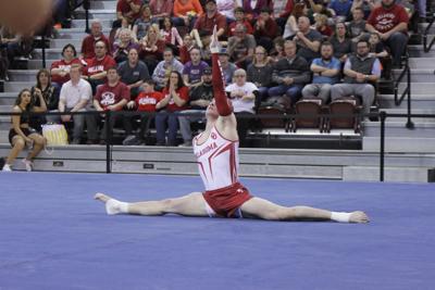 Ou Men S Gymnastics Sooners Perform Way Beyond Mark Williams