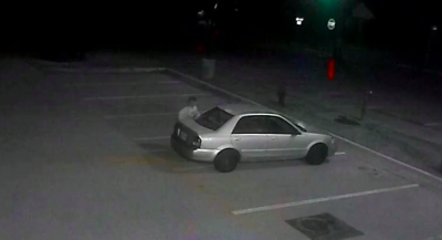 Racist vandal video footage
