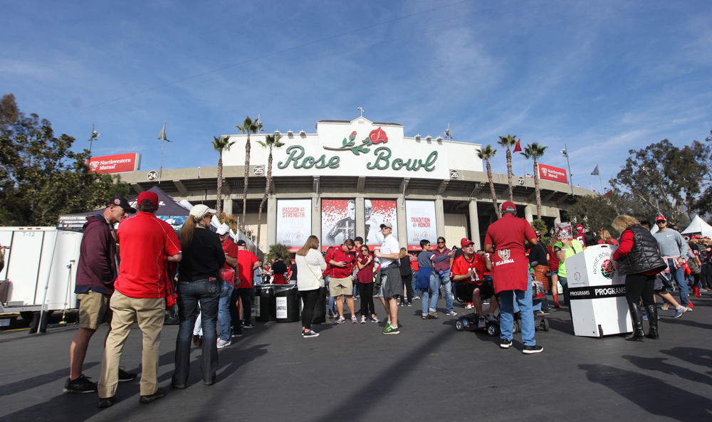 Oklahoma football: View the Rose Bowl stadium before the College ...
