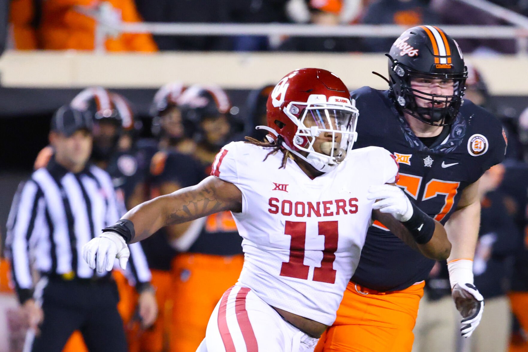 OU Football: Sooners' Nik Bonitto Named Pro Football Focus Big 12 ...