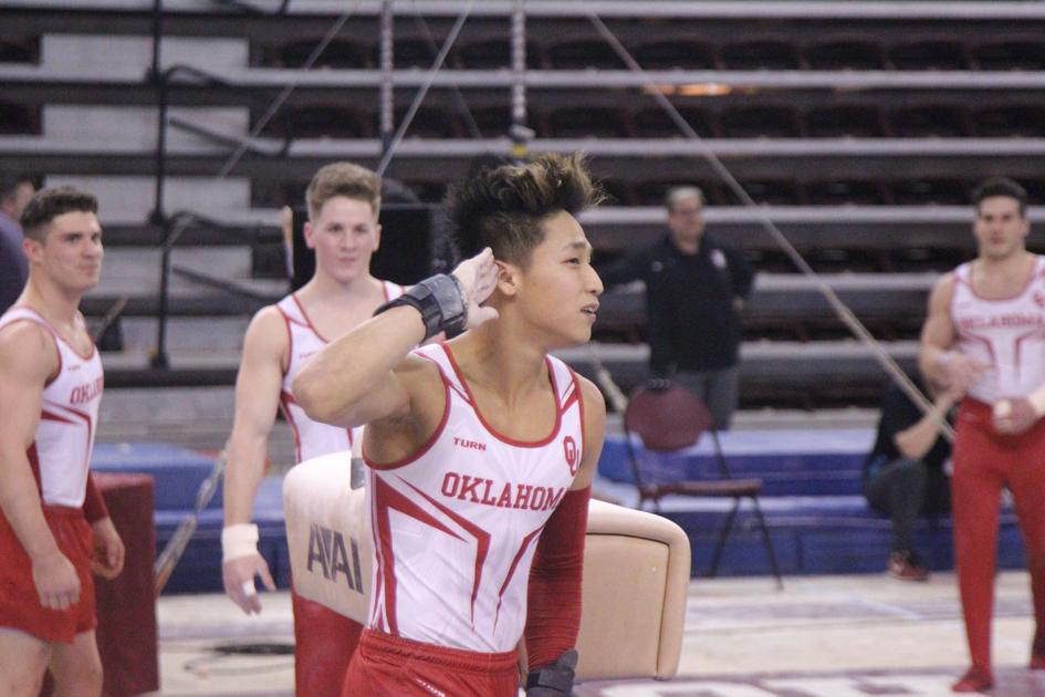 Oklahoma men's gymnastics Yul Moldauer earns backtoback NCAA gymnast