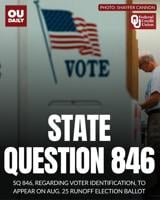 Oklahoma runoff election: State Question 846
