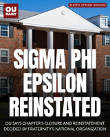 OU’s Sigma Phi Epsilon chapter reinstated by the fraternity’s national organization