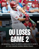 OU falls to North Carolina in Game 2 of College World Series finals