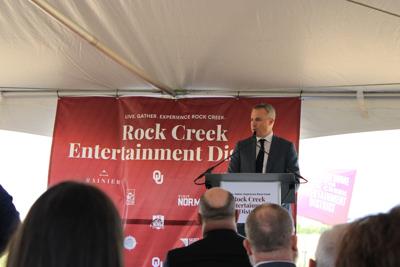 Danny Lovell at the Rock Creek Entertainment District groundbreaking